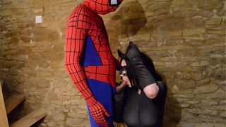 Cosplay Babes stunning harmony reigns catwoman vs spiderman// sh.st/DrAOb