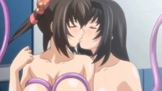 Hentai lesbians having sex with Tentacles (Uncensored clip 1)