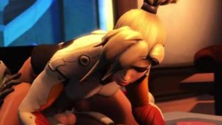 Overwatch Mercy/D.VaXGenji SFM Porn