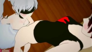 RWBY Weiss Sucks Ruby’s Hard Cock