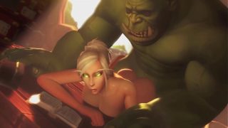 Warcraft Orc x Elf Doggystyle Fucked (Animation W/Sound)