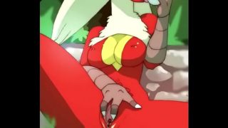 Pokemon Blaziken Plays With Her Pussy