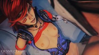 Teen Gaige rough sex with outlaw Mechromancer