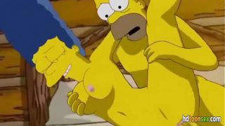 Cartoon XXX Scene with Homer Fucking Marge from The Simpsons Movie