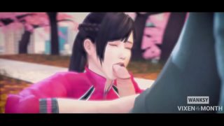 [Vixen of the Month] Kokoro blowjob in the park