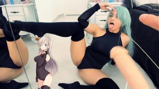 Hot Elizabeth liones – Double Blowjob Cosplay Girl and Ahegao face – Cosplay Girl Chupando Gostoso 2 Dildos – Creampie