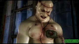 Frankenstein’s Monster fucks like crazy! 3DX animation