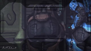 Halo: Reach – No Staring! (Halo Anal Anim)