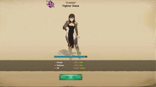 7 Deadly Sins Grand Cross – Green “Creation” Fighter Diane Level Up Landscape Mode Animation