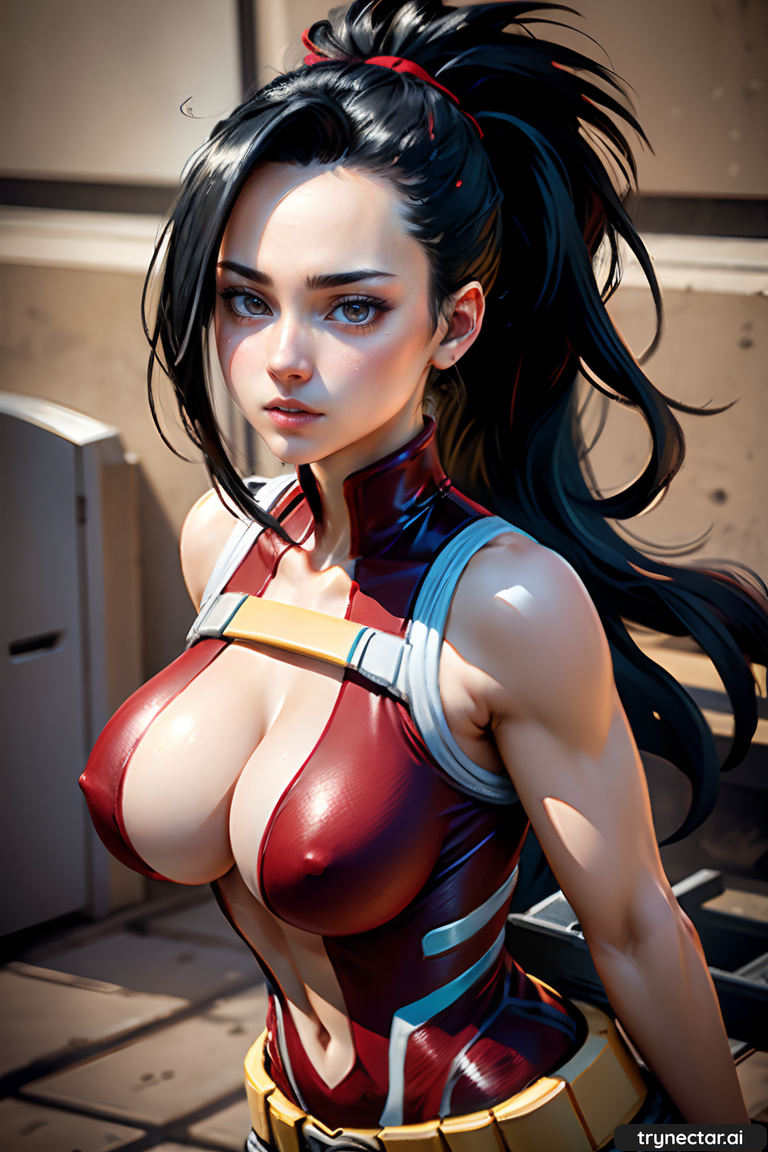 3d ai_generated boku_no_hero_academia hentai momo_yaoyorozu my_hero_academia nsfw