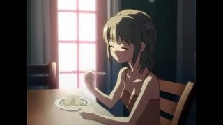 Hot hentai babe gets bent on table