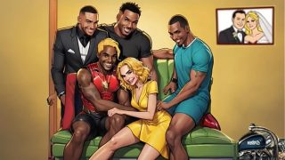 My Wife’s Shaved Pussy Is Always Open To Friends /Comic Voice /