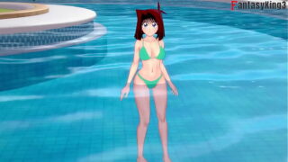 Anzu Mazaki sex on the pool | 1 | Yu-gi-Oh | step, bikini tea gardner Full & FPOV Versions on Sheer & PTRN: Fantasyking3