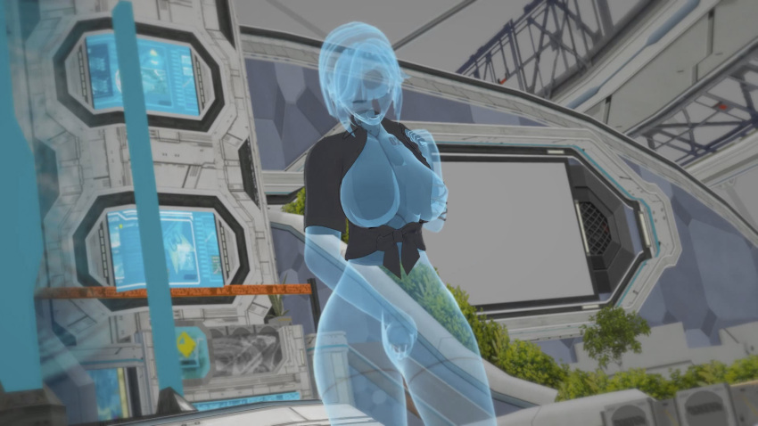 16:9 1girl 1girl 1girl 1girl anime big_breasts big_breasts breasts breasts_out breasts_out_of_clothes female_focus female_masturbation futuristic hand_between_legs hentai hologram indoors looking_down masturbation masturbation partially_clothed science_fiction solo_female solo_focus standing transparent transparent_body