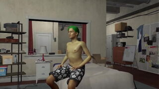 3D horny slut have cuckold sex with her BBC boss