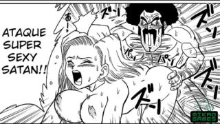 Mr Satan fudendo Android 18 por dinheiro – DBZ parody