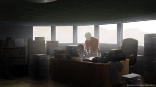 Ninja girls fucking hard with Naruto in hokage room