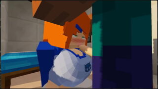 I fuck a redhead and fill her mouth with semen, also a cat girl / furry girl minecraft jenny mod