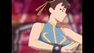 Misfitbite –  A Warrior’s Heart – Chun-Li and Ryu Hentai 2D Anime Animation